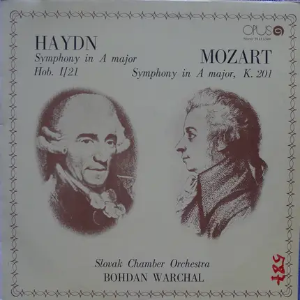 Haydn / W.A Mozart - Symphony In A Major Hob. I/21 / Symphony In A Major No. 29 KV 201