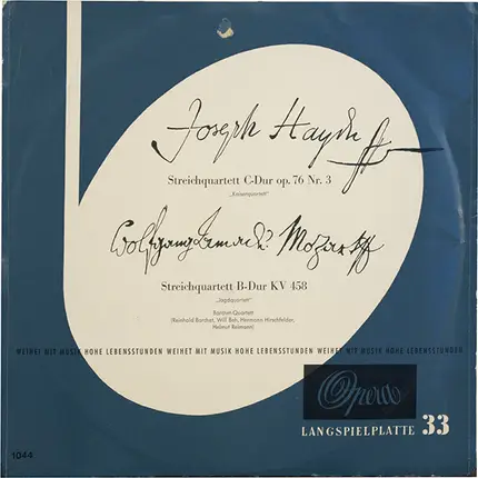 Haydn / Mozart - Streichquartett Op. 76 Nr. 3 'Kaiserquartett' / Streichquartett KV 458 'Jagdquartett'