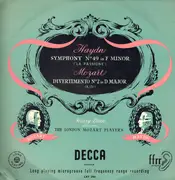 LP - Joseph Haydn / Wolfgang Amadeus Mozart - Symphony No. 49 in F Major 'La Passione' / Divertimento No. 2 in D Major, K.131 - Mono