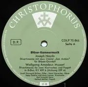 LP - Joseph Haydn / Wolfgang Amadeus Mozart / Paul Hindemith / Claude Debussy / Eugène Bozza , Bläserqui - Bläser-Kammermusik