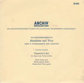 Johann Stamitz - Orchestertrio op. 1 Nr. 2 / Konzert Für Oboe, Streichorchester und Continuo / ...