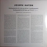 LP - Joseph Haydn / The Hungarian Quartet - Streichquartett Nr. 67 D-Dur, Op. 64, Nr. 5 ('Lerchenquartett') / Streichquartett Nr. 82 F-Dur, Op. 77, Nr. 2