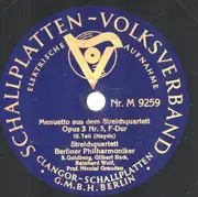 Schellack - Joseph Haydn - Streichquartett Opus 3 Nr. 5, F-Dur Teil III & IV