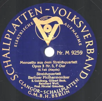 Joseph Haydn - Streichquartett Opus 3 Nr. 5, F-Dur Teil III & IV