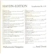 LP-Box - Joseph Haydn/ Philharmonia Hungarica, Antal Dorati - Haydn-Edition: Symphonien 1-19 - linen box, booklet