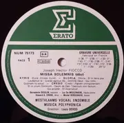 LP - Joseph Hector Fiocco - Missa Solemnis - DMM