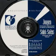 CD - Joseph Jongen / Camille Saint-Saëns - Symphonie Concertante For Organ And Orchestra / Symphony No. 3 'Organ' - 20 Bit