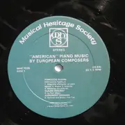 LP - Joseph Smith - 'American' Piano Music By European Composers
