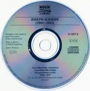 CD - Joseph Schmidt - Unveröffentlichte Aufnahmen, 1930-1937 = Unpublished Recordings, 1930-1937
