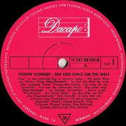 Double LP - Joseph Schmidt - Das Joseph Schmidt Album / Ein Lied Ging Um Die Welt - Slipcase