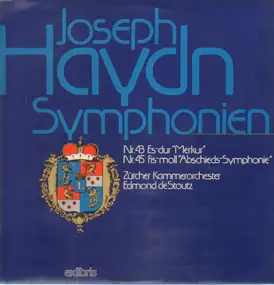 Franz Joseph Haydn - Symphonien Nr. 43 Es-dur 'Merkur' - Nr . 45 Fis-moll 'Abschieds - Symphonie'