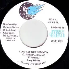 Josey Wales - Clothes Get Common