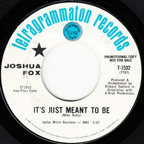 Joshua Fox - It's Just Meant To Be / Don't Tell Me A Story