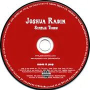 CD - Joshua Radin - Simple Times - Digipak