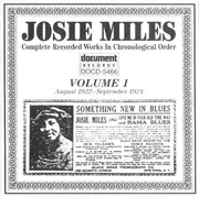 CD - Josie Miles - Complete Recorded Works In Chronological Order Volume 1 (August 1922-September 1924)
