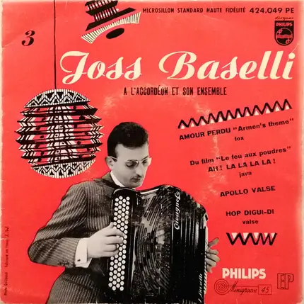 Joss Baselli Et Son Ensemble - 3 - Amour Perdu
