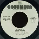 7inch Vinyl Single - Journey - Open Arms / The Party's Over (Hopelessly In Love)
