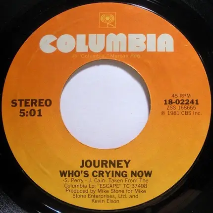 Journey - Who's Crying Now