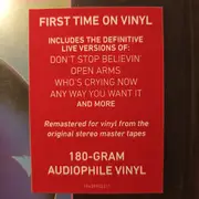 Double LP - Journey - Live In Houston 1981: The Escape Tour