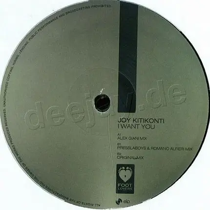 Joy Kitikonti - I Want You