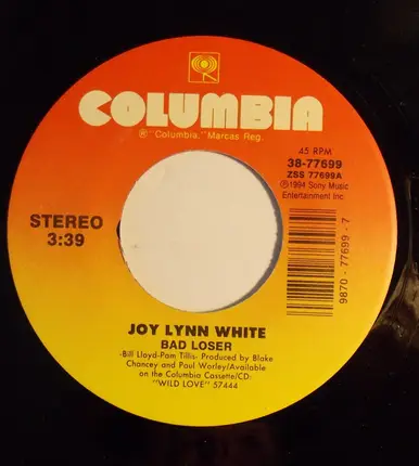 Joy Lynn White - Bad Loser