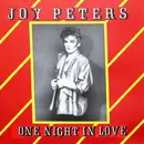 12inch Vinyl Single - Joy Peters - One Night In Love