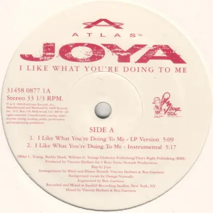 Joya - I Like what you're doing to me
