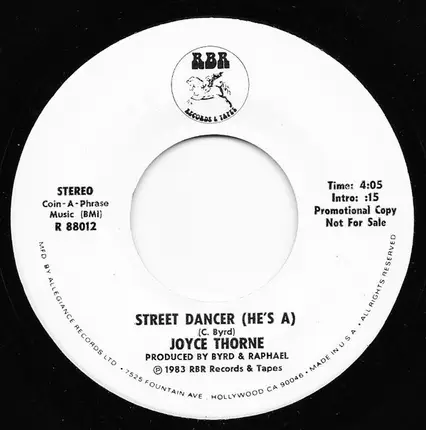 Joyce Thorne - Street Dancer (He's A)
