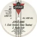 12inch Vinyl Single - Joyce Sims - All And All