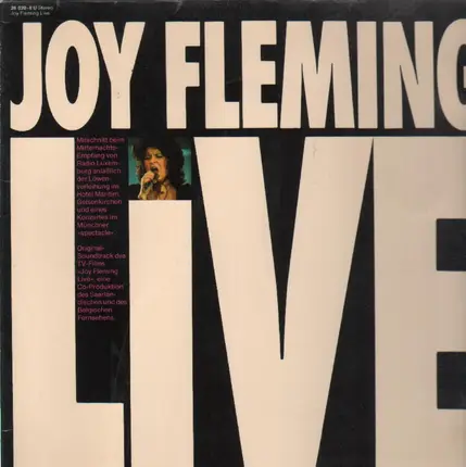 Joy Fleming - Live