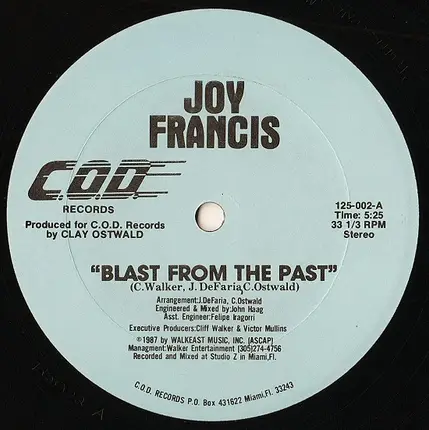 Joy Francis - Blast From The Past