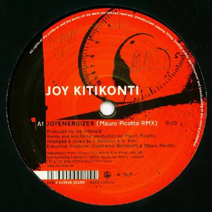 Joy Kitikonti - Joyenergizer (Mauro Picotto Remix)