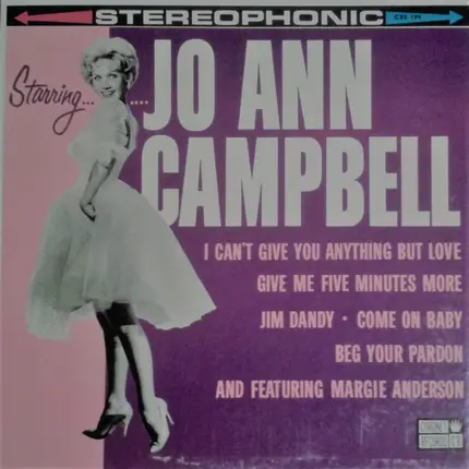 Jo Ann Campbell And Featuring Margie Anderson - Starring Jo Ann Campbell