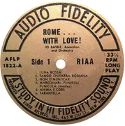 LP - Jo Basile, Accordion And Orchestra - Rome With Love
