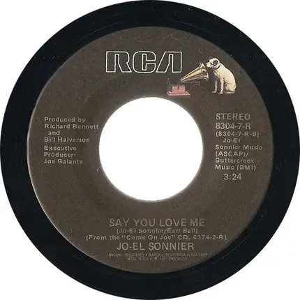 Jo-El Sonnier - Tear-Stained Letter / Say You Love Me