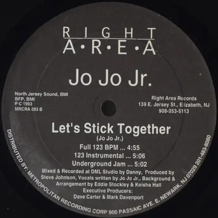 Jo Jo Jr. - Let's Stick Together