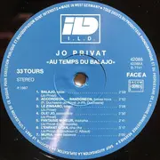 LP - Jo Privat - Au Temps Du Balajo