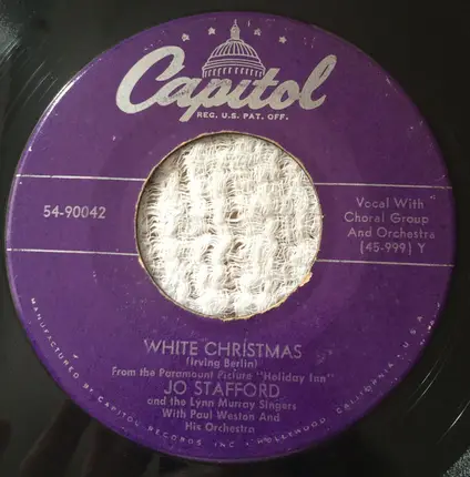 Jo Stafford - White Christmas/ Silent Night