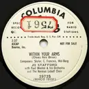 Schellack - Jo Stafford With Paul Weston And His Orchestra And Norman Luboff Choir - Raminay! / Within Your Arms