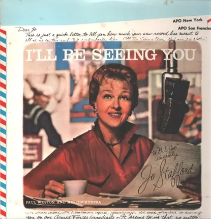 Jo Stafford With Paul Weston And His Orchestra - I'll Be Seeing You