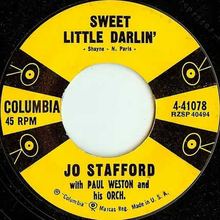 Jo Stafford With Paul Weston And His Orchestra - I'll Buy It