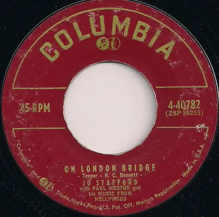 Jo Stafford With Paul Weston And His Music From Hollywood - Bells Are Ringing