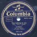 Schellack - Jo Stafford - You Belong To Me / Jambalaya