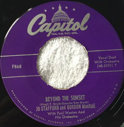 Jo Stafford And Gordon Macrae - Beyond The Sunset