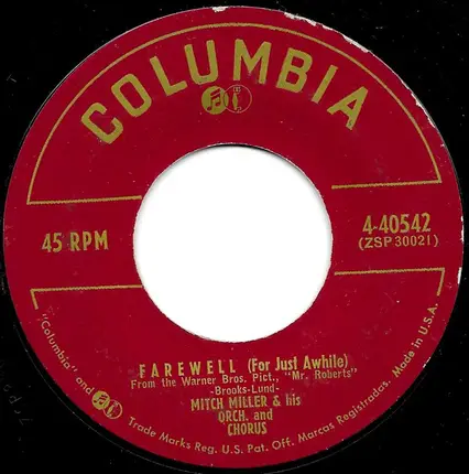 Jo Stafford & David Hughes With Paul Weston And His Orchestra / Mitch Miller And His Orchestra And - Let Me Hear You Whisper / Farewell (For Just Awhile)