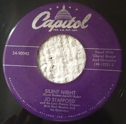 Jo Stafford - White Christmas/ Silent Night