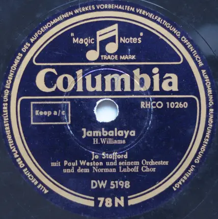 Jo Stafford - You Belong To Me