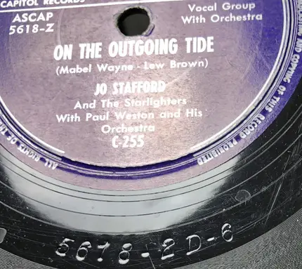 Jo Stafford - Ask Me No Questions / On The Outgoing Tide
