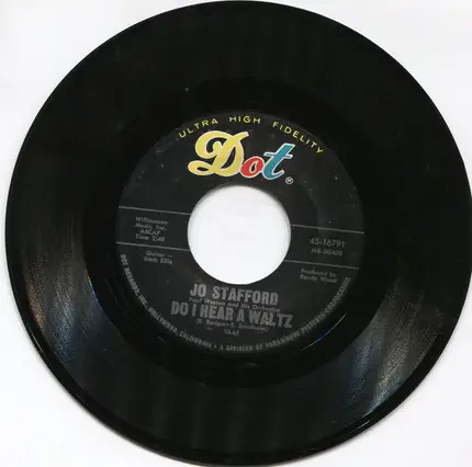 Jo Stafford - Down In The Valley / Do I Hear A Waltz