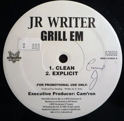 JR Writer, J.R. Writer - Grill Em